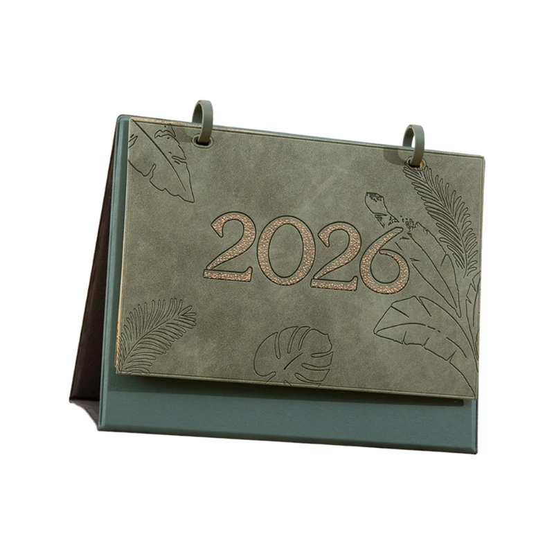 2026 일일 일정 플래너 홈 오피스 장식 데스크 주최자 플립 스탠딩 데스크 캘린더 미니 월간 데스크탑 캘린더