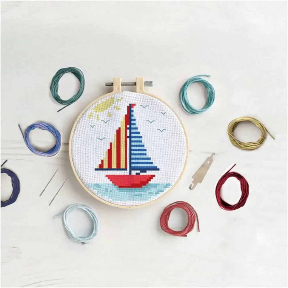 Handmake Cross Christmas Countdown Embroidery Kit Cross Stitch Advent Calendar