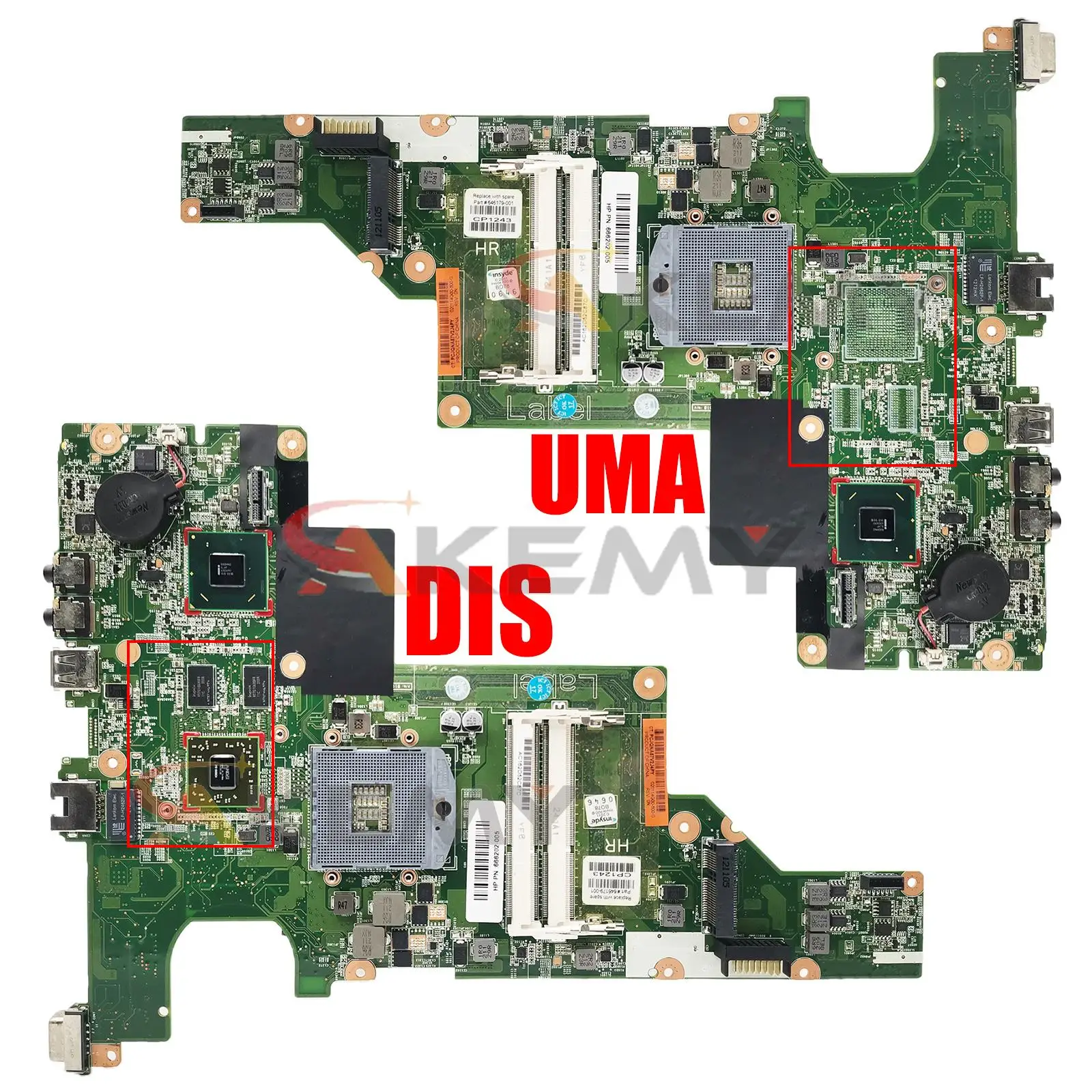 para 2000 Cq43 Cq57 430 431 435 630 635 Placa-mãe do Portátil Hm65 Ddr3 Intel 100 Completo Testado Bom 646179001 646177601 - Imagem 5