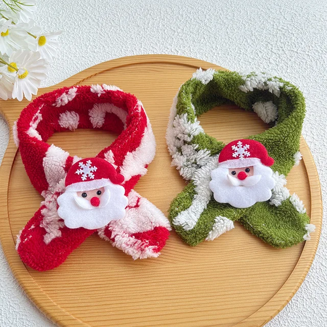 Christmas Dog Cat Pets Clothes Hat Scarf Costume Accessories Cosplay Props Navidad New Year Decor Christmas Party Pet Supplies 2