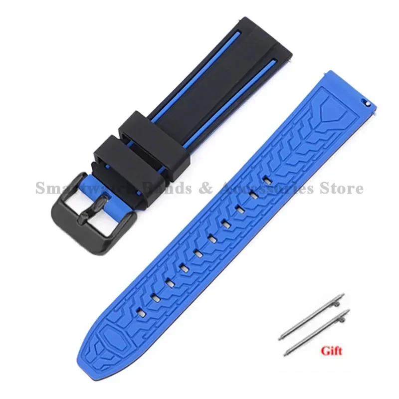Silicone Quick Release Universal Watch Strap - Men's & Women's Replacement Wristband