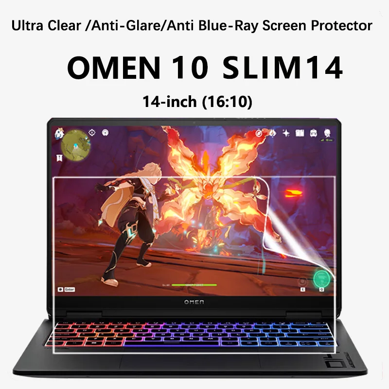 2X Proteggi Schermo Antiriflesso/Anti Raggi Blu Per Laptop Da Gioco Hp Omen 10 Slim Muslimah/Muslimah 14 "16:10