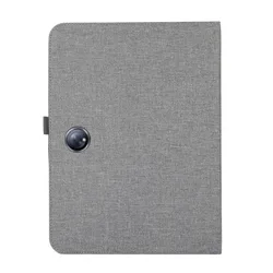 Premium Soft Fabric Flip Stand Tablet Case with TPU Back Cover - 11.6 Inch 2023 Edition for Oneplus Pad 11.6 (Grey)