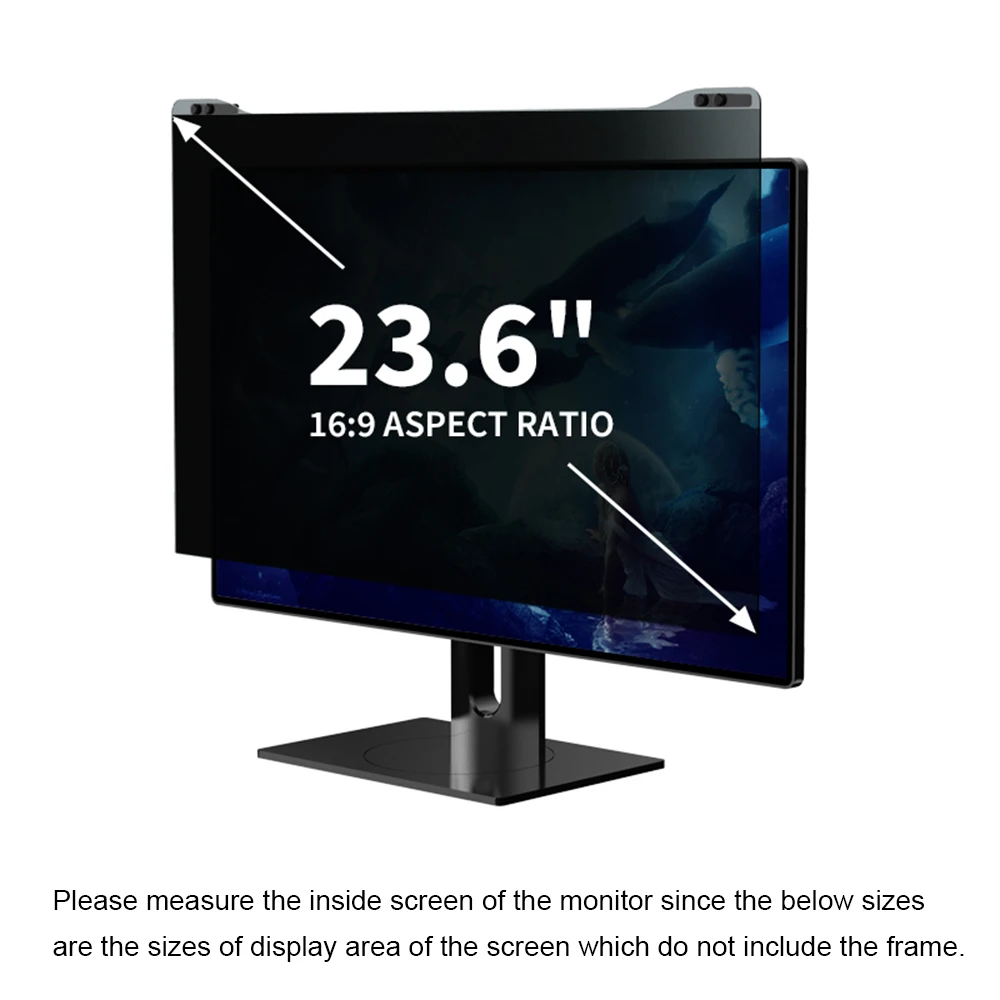 Computer Screen Protector Eye Protection Film Anti-Reflection 16:9 20-32in Hanging Acrylic Blue Light Anti-Reflection Protection