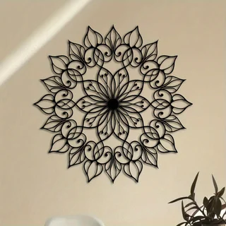 Metal Mandala Wall Mural 1