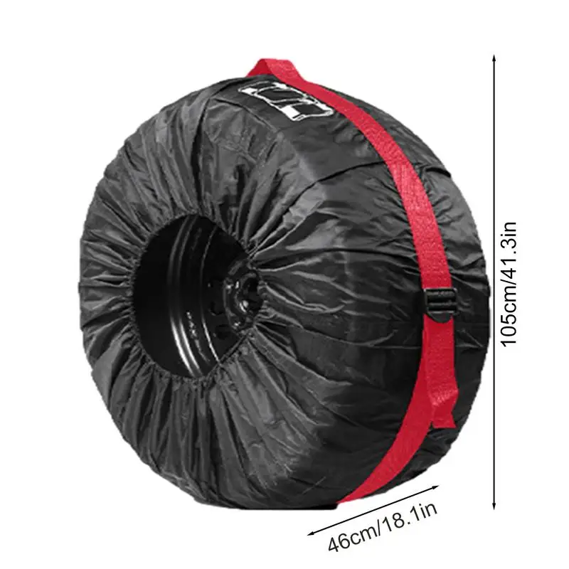 Wheel Storage Bags Car Tire Organizer Bag Waterproof Winter Tire Pouch With Handle Storage Dust Bag Portable Wheel
