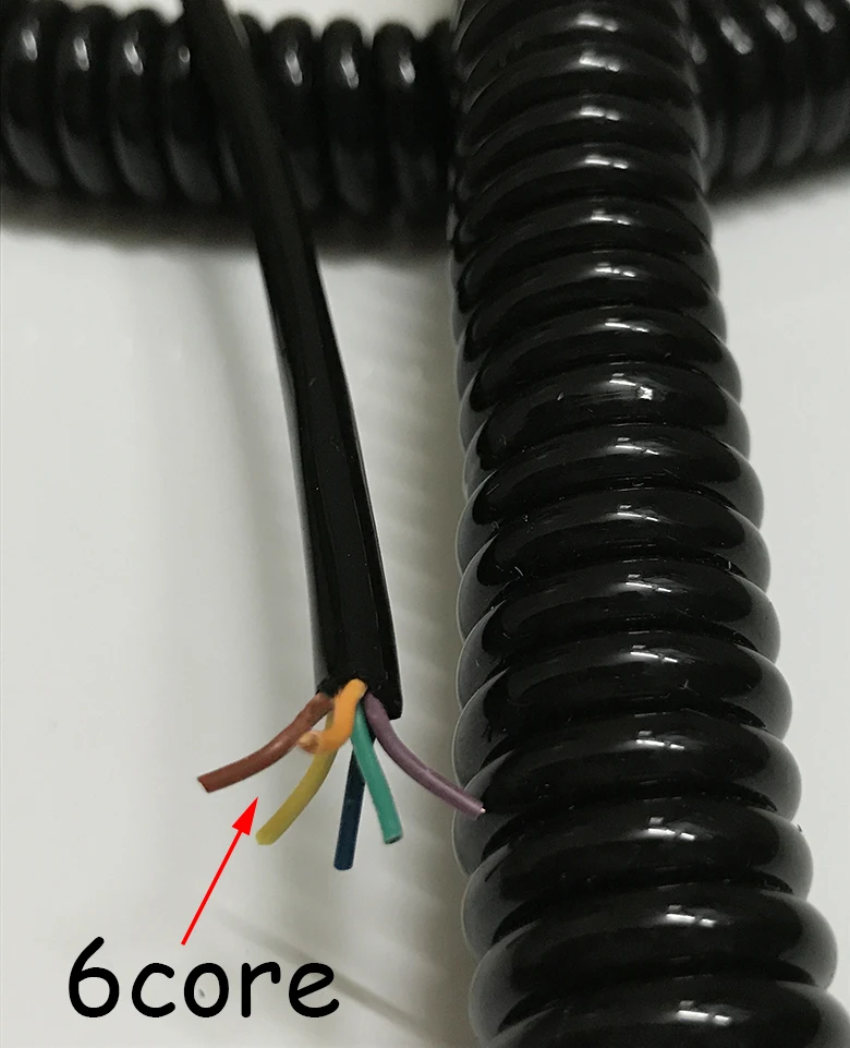 Spiral-Kabel (ohne Stecker) 7-pol./4.5m – Hoelzle