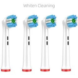 4-Pack Dupont Bristle Electric Toothbrush Heads - Whitening, Daily Clean, Precision, and Soft Care Functions (EB18-X)
