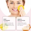 Turmeric Facial Cleanser Pads Pores Deeply Cleaning Makeup Remover Moisturizing Exfoliating Dead Skin Kojic Acid Facial Sponges 2