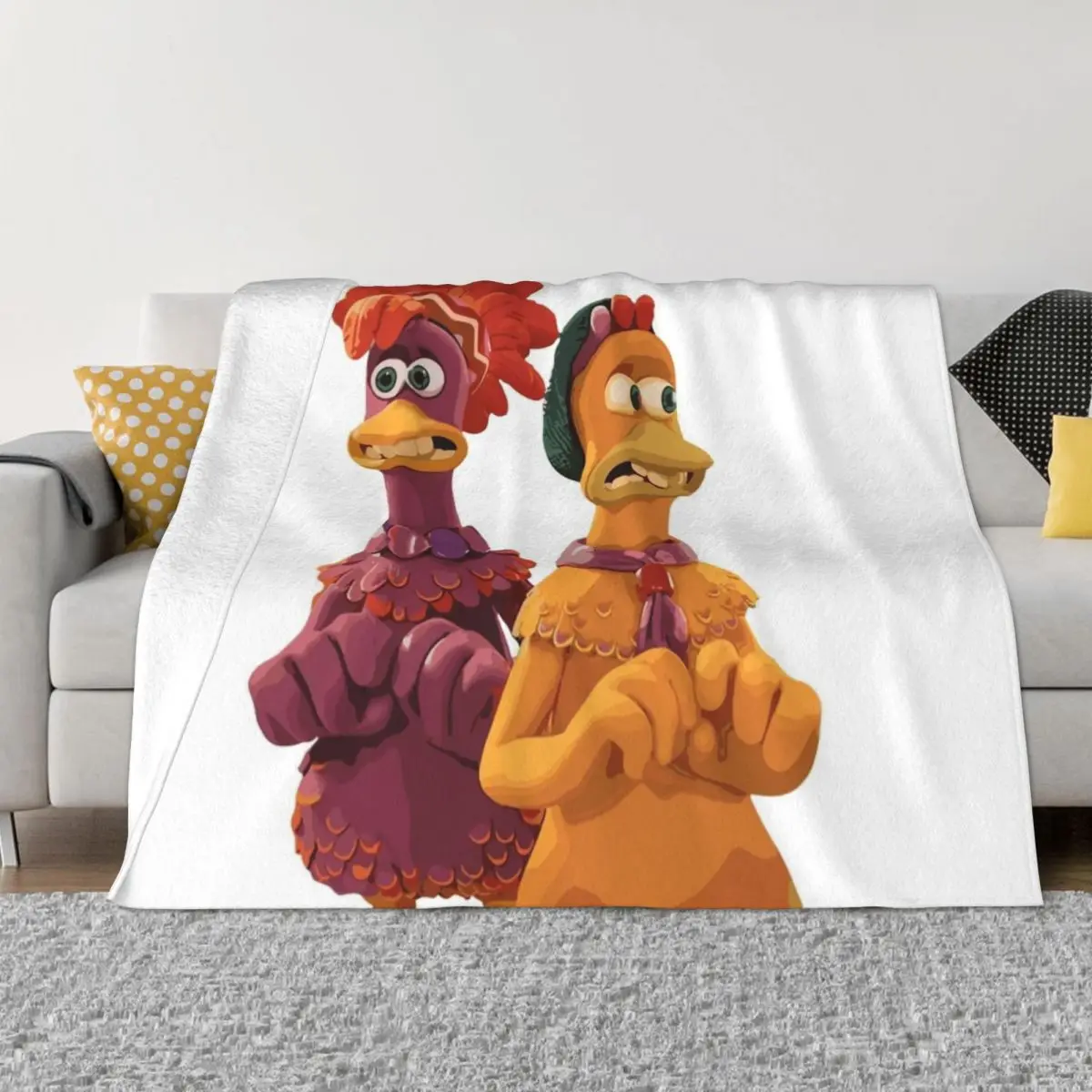 

Chicken Run 2 Throw Blanket heavy to sleep Nap Blankets