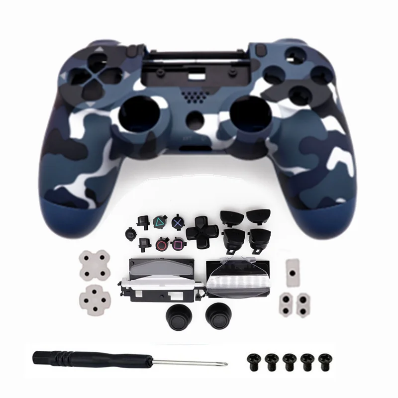 Für PS4 5,0 JDS 055 JDM-050 JDM-055 JDS 050 Mod Kit DIY Reparatur Spiel Controller Full Gehäuse Fall Shell Tasten ersatz Abdeckung – Detail 4