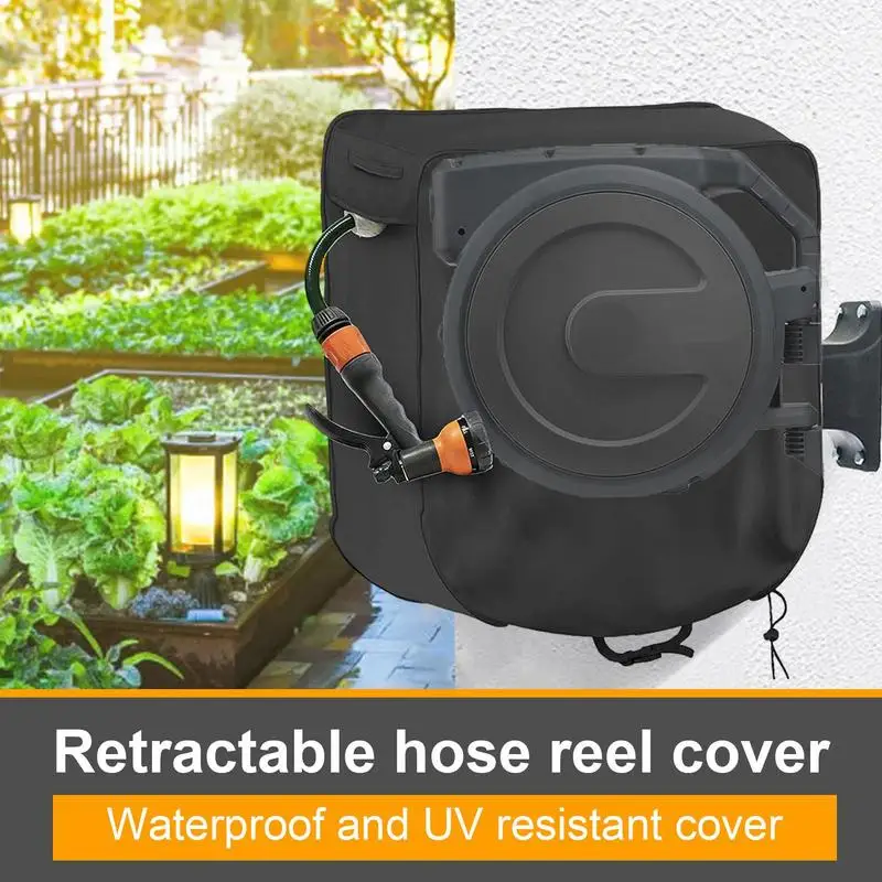 

Hose Covers For Outside Retractable Giraffe Anti-Fading Cover For Water Hose Waterproof 450D Oxford Outdoor Water Hose Covers