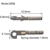100PCS Eyeglasses Spring Hinge For Repairing Broken Eyeglass Flex Temples Broken Spring Replacement Part NEW 4