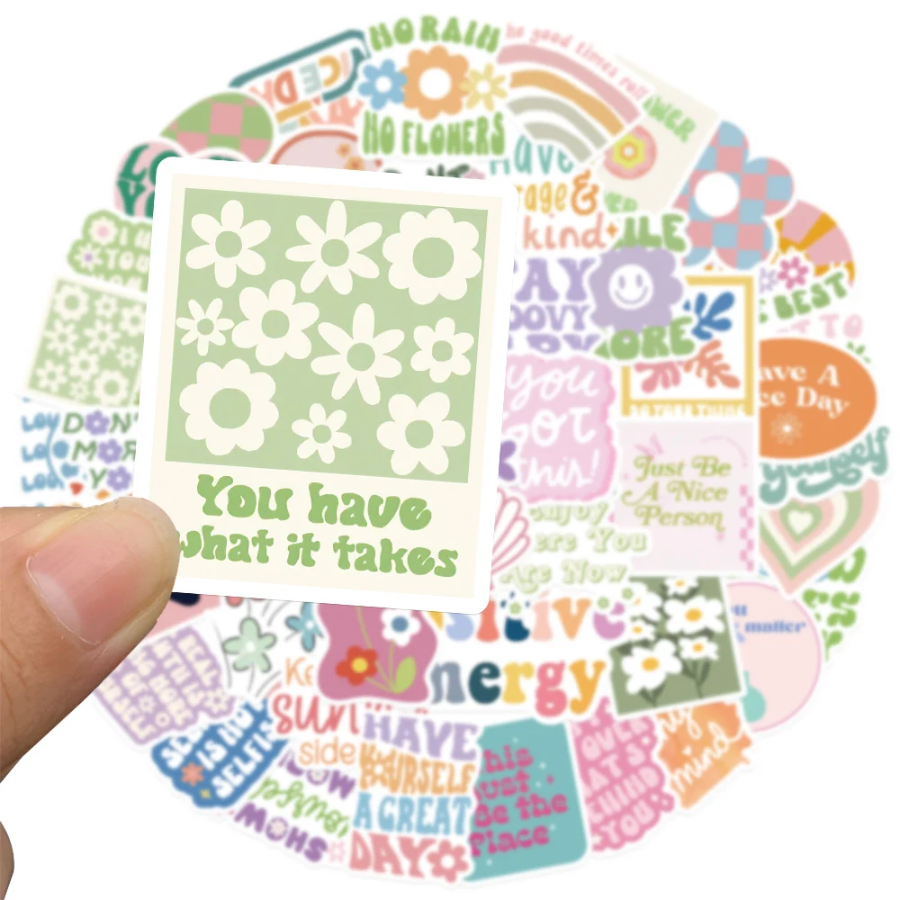 100 Adesivi Motivazionali Rosa In PVC Per Ragazze - Citazioni Ispiratrici, Impermeabili, Per Laptop, Borracce E Scrapbooking - 2