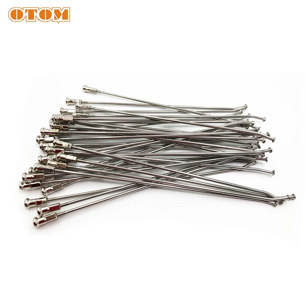 OTOM Motocross Spoke Kit 304 Stainless Steel 21 Front 18/19 Rear Wheel Nipple Cap For HONDA CR125 250 CRF250R CRF450X Motorcycle