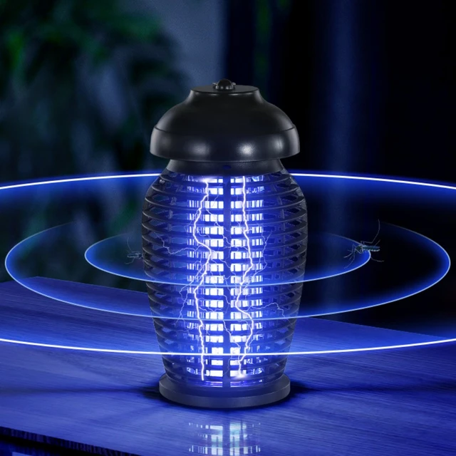 Lampe Anti Moustique Electrique 20W UV Interieur Exterieur avec Eclairage  Piege