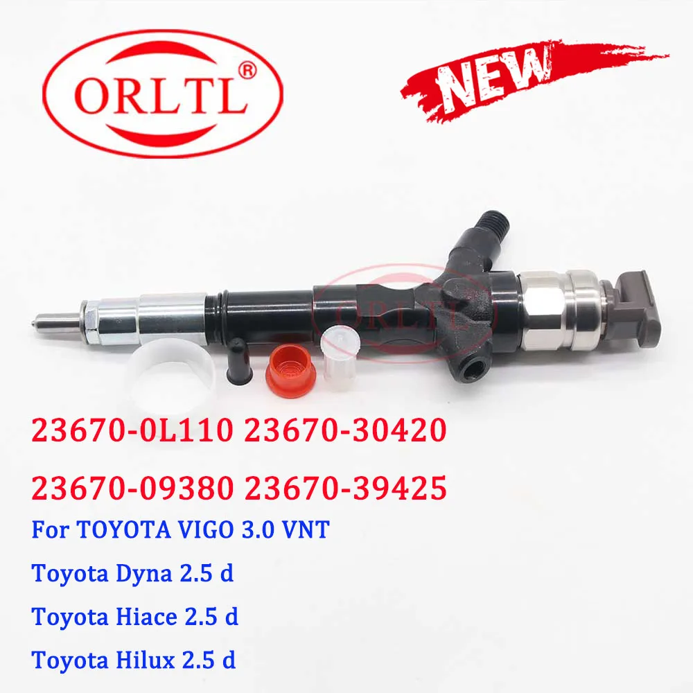 

Diesel Injector 295050-0812 DCRI300810 23670-0L110 23670-30420 23670-09380 23670-39425 for Dyna 2.5 d/Hiace 2.5 d/ Hilux 2.5 d