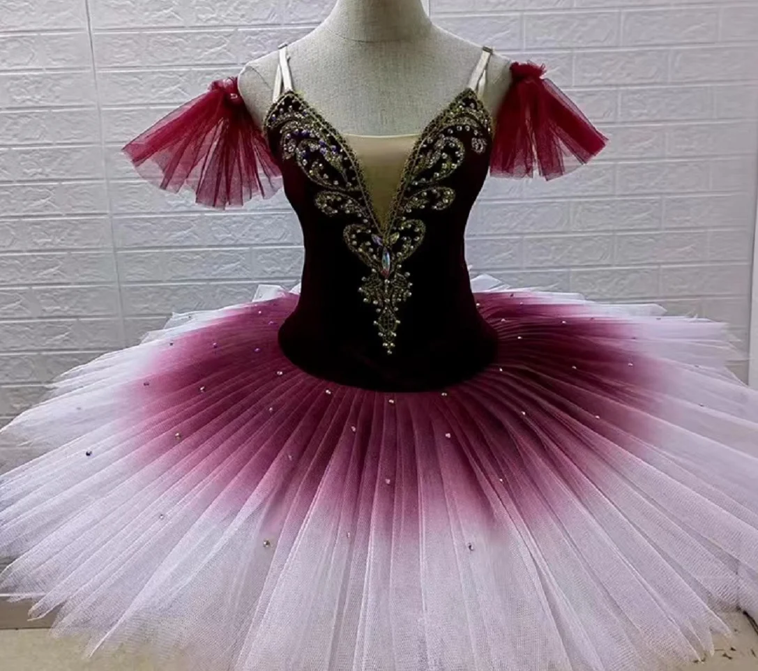 

New ballet repertoire Pachita variation performance costume Adult and Children's Professional version gradual change TUTU