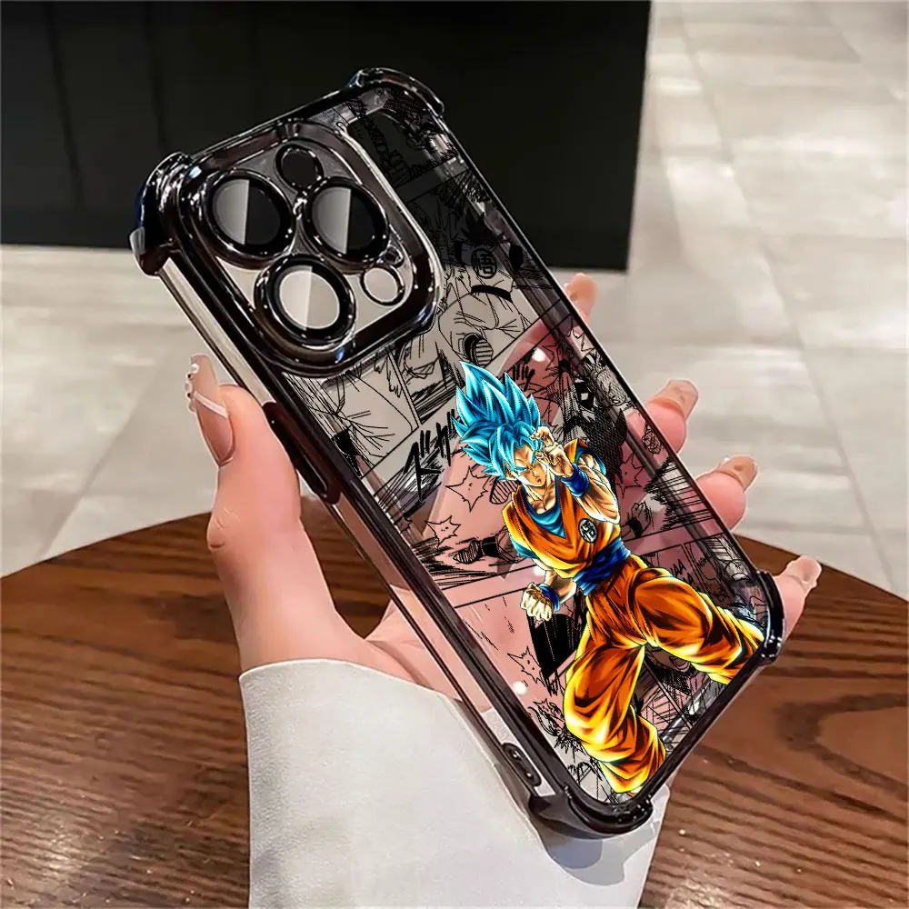 Anime Goku Super Saiyan Anti-Fall Airbag Phone Case