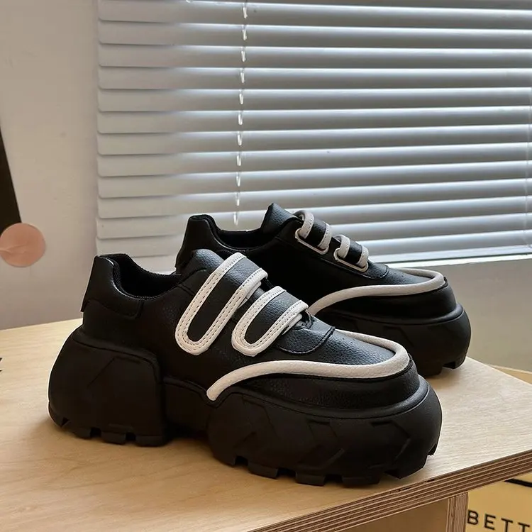 

Женские кроссовки на платформе Athleisure Челси, новинка 2023, женская обувь на среднем каблуке, резиновая нескользящая обувь