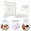 Anti-Aging Beauty Pillow Fights Sleep Wrinkles with Orthopedic Height Adjustable Memory Foam for Sleeping on Back and Side 2