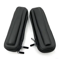 Black Mini Slim Case Small Leather Zipper Carry Bag Zipper Case Case for EVOD EGO 18650 Mod PEN 2