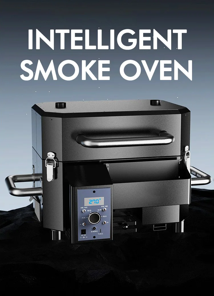Description Picture 4 of itemLar Cooking Area Offset Particulate Carbon BBQ Grill Barbecue Smoker With Excellent Cooking Space