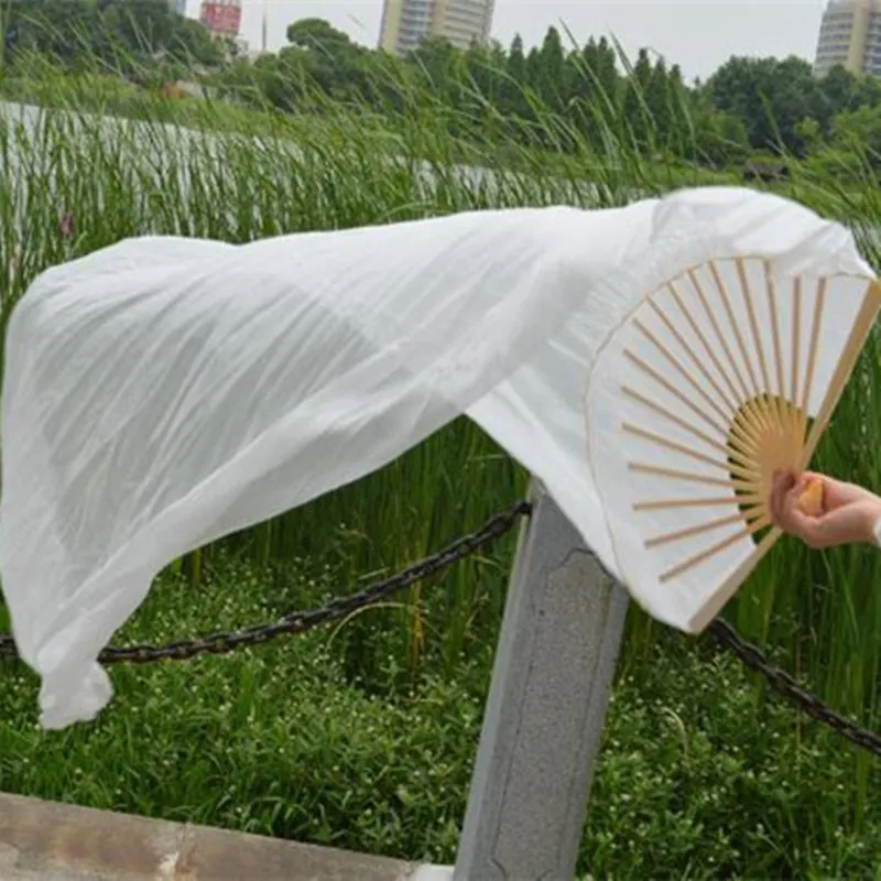 Wjnvfioo Ventaglio Per Danza Del Ventre In Seta Sintetica Velo Per Danza Del Ventre Ventaglio Cinese Veli Di Seta Tinti A Mano Ventaglio Di 120417699 - Foto 2