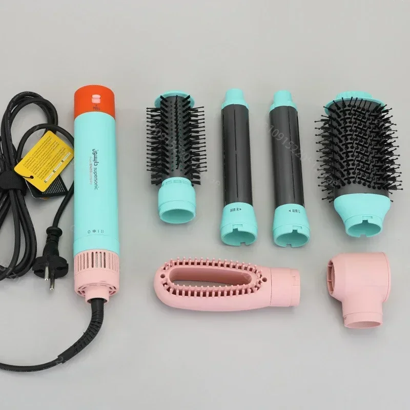 Professional Multi Functional Hair Straightener Curling Iron Hair Dryer Hot Air Comb Negative Ions Styling Tools Gift Box 4