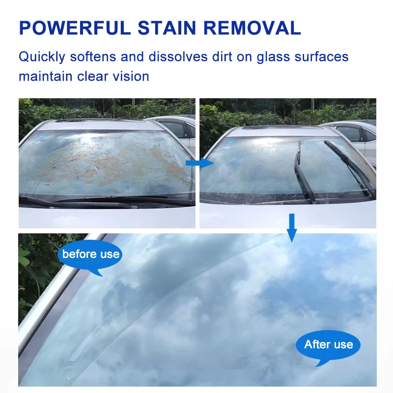 Solid Cleaner Car Windshield Cleaner Effervescent Tablets Wiper Glass Cleaning Concentrated Tablets BMW Accessories Car General