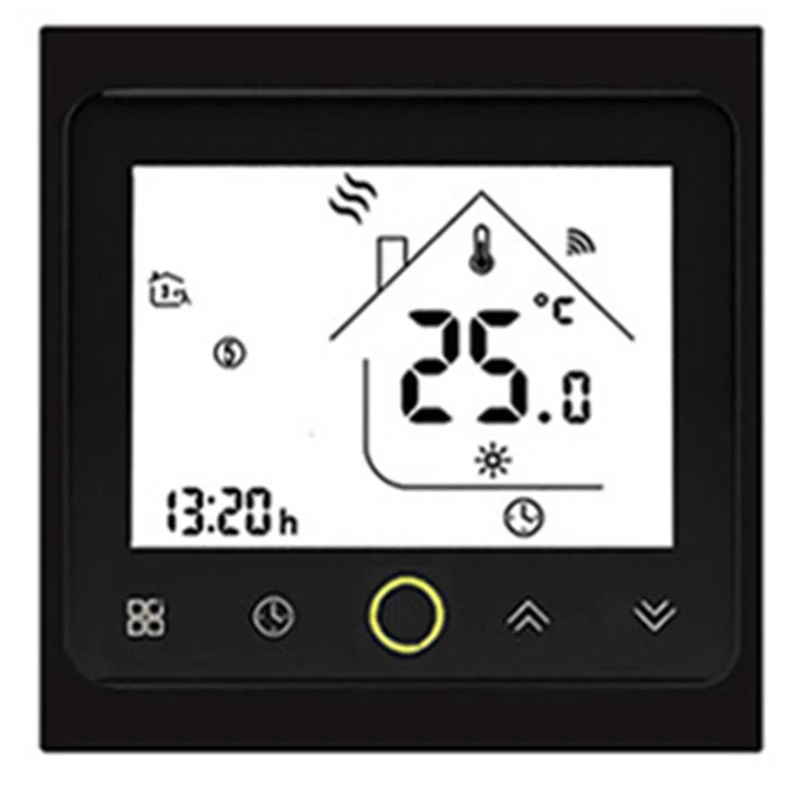 

Hot 2 Pipe Wifi Smart Central Air Conditioner Thermostat 3 Speed Fan Coil Unit Voice Tuya Temperature Controller