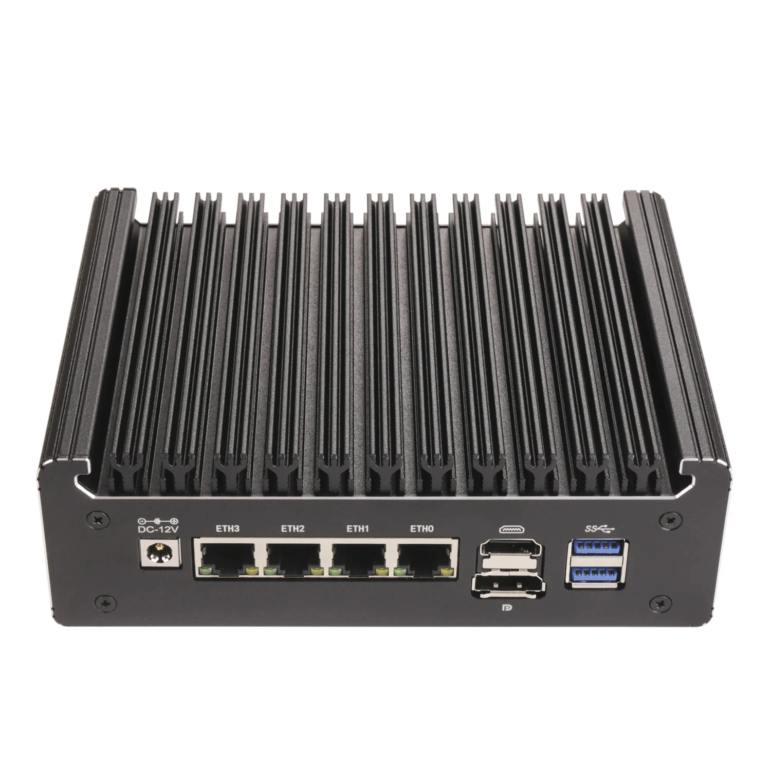 Topton Industrial Mini PC Fanless Intel N100 Pentium N6005 Firewall Router 4 LAN i226-V 2.5G DDR4 COM USB-C pfSense Computer New 2