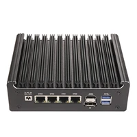 Topton Industrial Mini PC Fanless Intel N100 Pentium N6005 Firewall Router 4 LAN i226-V 2.5G DDR4 COM USB-C pfSense Computer New 2