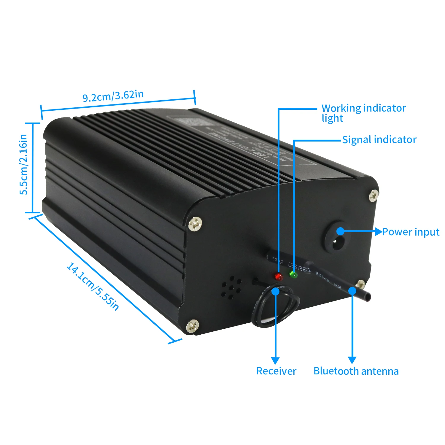 32W RGBW LED Fiber Optic Engine Smart APP Music Control double Head Light Source for Fiber Optic Starry Sky Ceiling fiber optic lamp led ambient light fiber optic ceiling kit