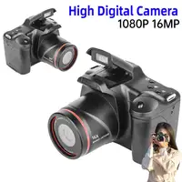 High-Definition 1080P Digital Camera with 16X Zoom and 24 Inch LCD Screen for Vlogging and Photography