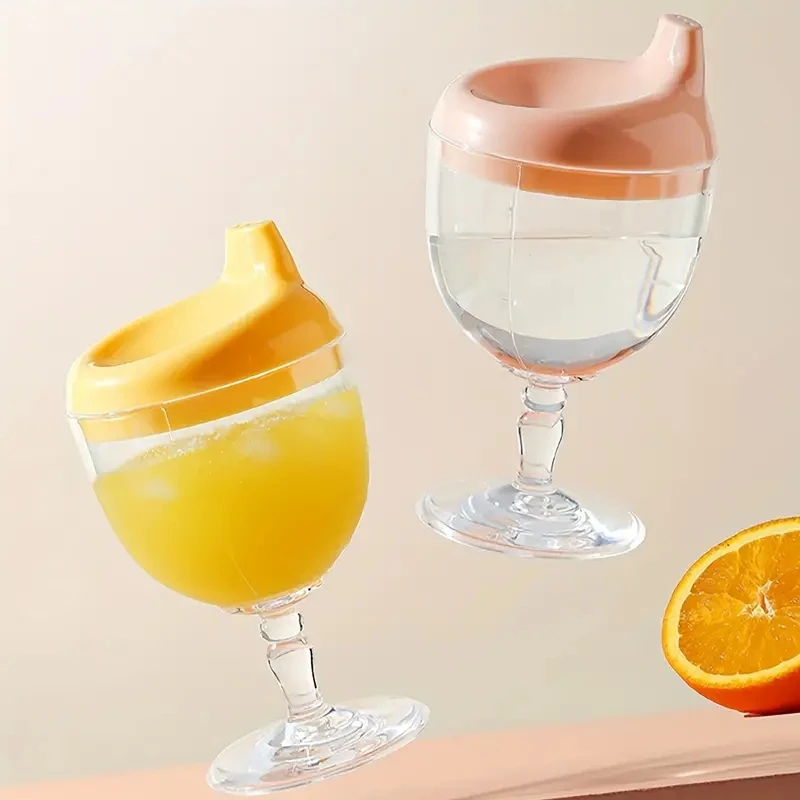 Baby Feeding Utensils Duckbill Cup Duckbill cup for 6 months and up 150ml children's goblet juice and milk cup inverted non-leakage drinking cup training