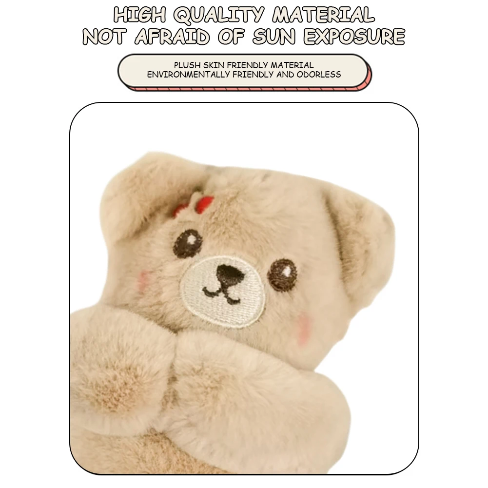 Plush Animal Car Handbrake Doll Cute Car Gear Shifter Doll Creative Auto Shifter Hand Brake Case Toy for Interior Decor