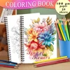 Women's Spiral Colouring Book - 30 Sheets 11.3x 8.3 inch, Stress Relief Colouring Book, Birthday Gift, Holiday Party Gift 1