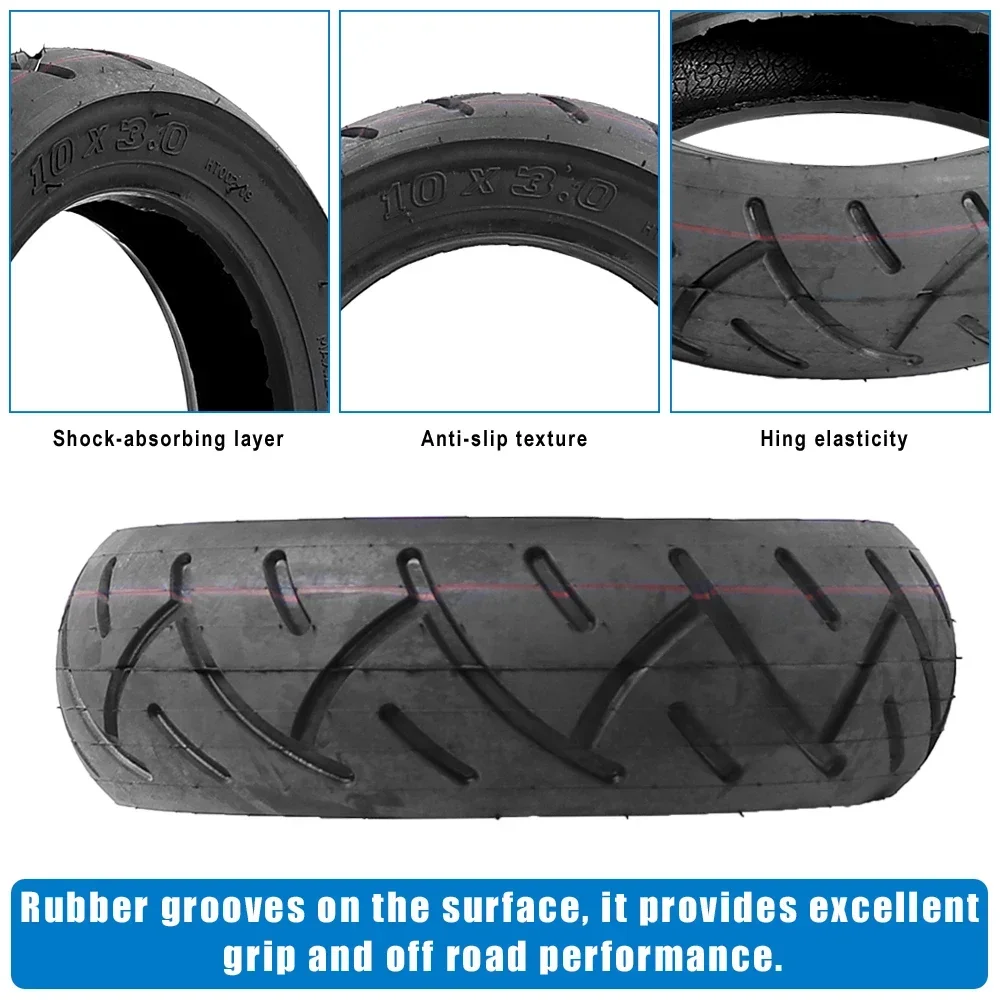 Description Picture 5 of item10 Inch 10X3.0 Outer Tire Electric Scooter Thicken Inflatable Tyre for Speedway Zero 10x Kugoo M4 Pro Kaabo Mantis Pneumatic