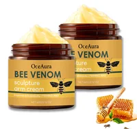 Crème raffermissante pour le corps au venin d'abeille, Lotion Anti-âge et raffermissante pour la peau crapée, traitement hydratant et contour pour femmes 1