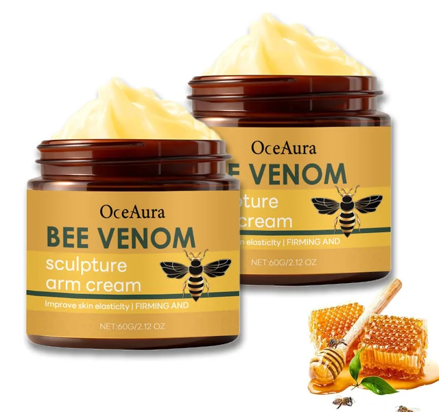 Crème raffermissante pour le corps au venin d'abeille, Lotion Anti-âge et raffermissante pour la peau crapée, traitement hydratant et contour pour femmes 1