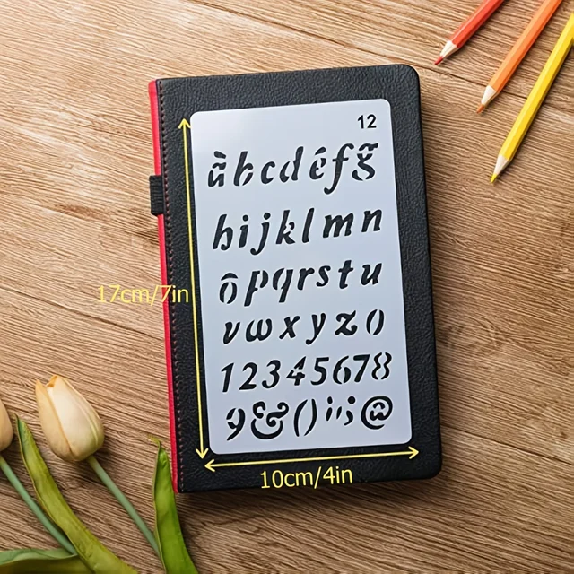 Reusable Alphabet Letter and Number Stencils 5