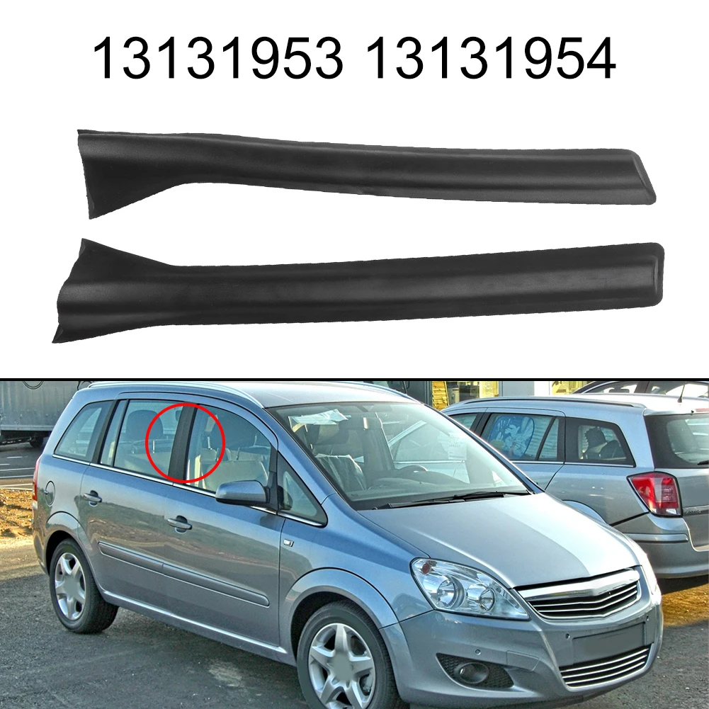 Opel 용 자동차 B 필러 커버 Vauxhall 용 Zafira B 2005-2015 도어 씰 스트립 13131953 13131954 검정색 자동차 외장 트림