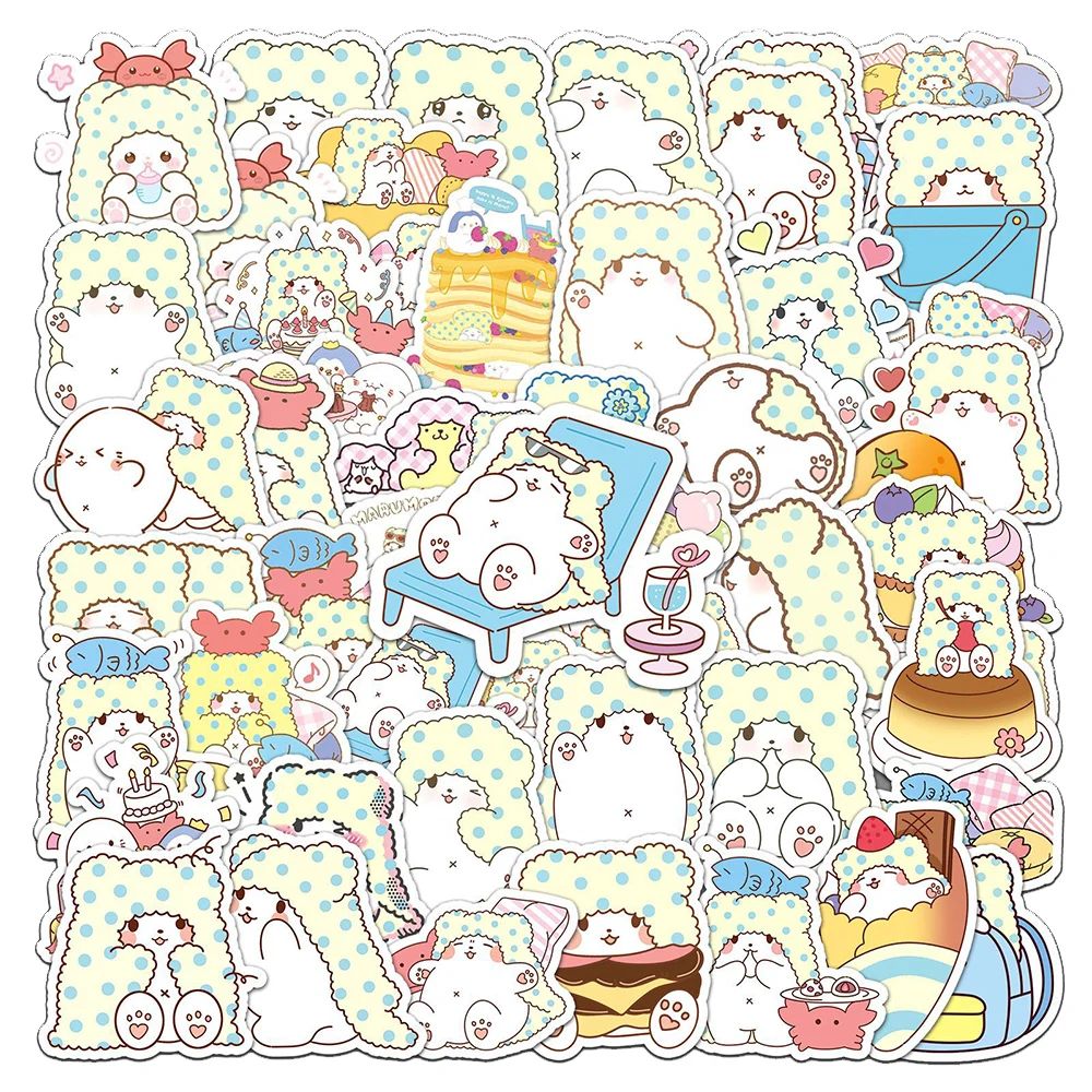 

10/30/50 шт Милые аниме-наклейки Marumofubiyori Sanrio Эстетический декоративный журнал Дневник канцелярские принадлежности Kawaii Дети DIY Наклейки Игрушки