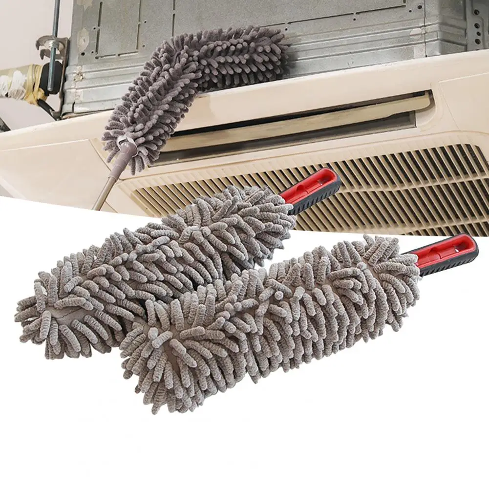 

Easy Operation Dust Cleaner with Handle Car Cleaning Wax Dust Brush Useful Car Wash Dedusting Brush Tool for Home