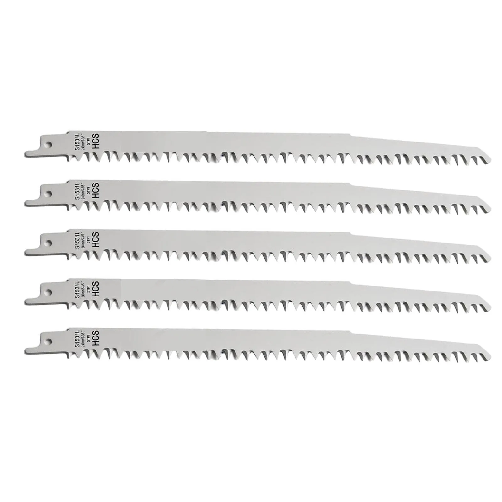 Description Picture 4 of item1/3/5 PCS Reciprocating Saw Blades For Woodworking Saber Saw Blades S1531L Navaja Multitool Metal Detector Ferramenta Garden