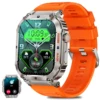 LaNikar Smart Watches For Men Bluetooth Call Screen Fitness Tracker Heart Rate Blood Pressure IP68 Waterproof for iPhone Android 1