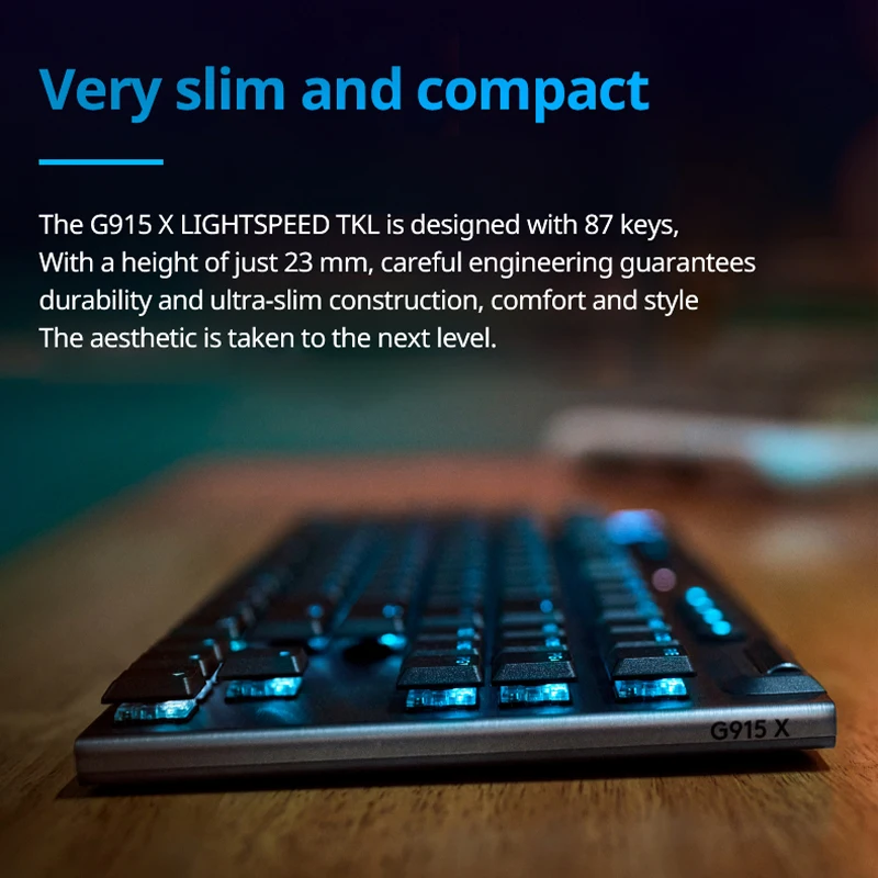 Logitech G915 X Lightspeed TKL ワイヤレス メカニカル ゲーミング