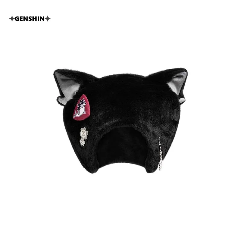 [Genuine] Wriothesley Theme Impression Cartoon Plush Hat miHoYo Game Genshin Impact Cosplay Accessories Polyester Cap Gift
