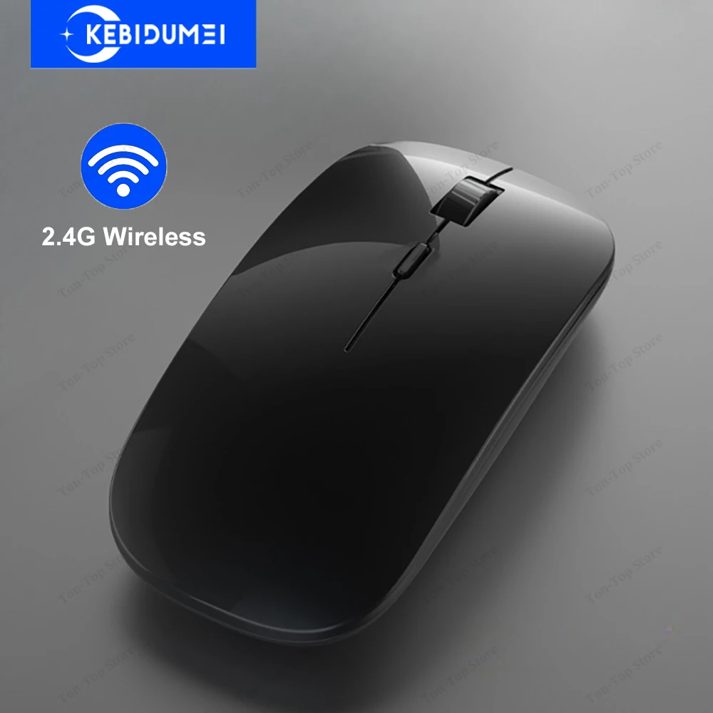 2.4G Wireless Mouse Slim Mouse 1600 DPI Optical Mouse with USB Receiver Wireless Gaming Mice For Mac Computer PC Laptop Desktop 1